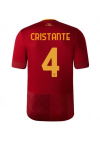 AS Roma Bryan Cristante #4 Voetbaltruitje Thuis tenue 2022-23 Korte Mouw